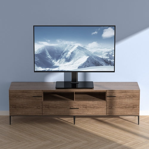 TV Stand Mount, Swivel Universal TV Stand for 32 to 55 inch TVs,